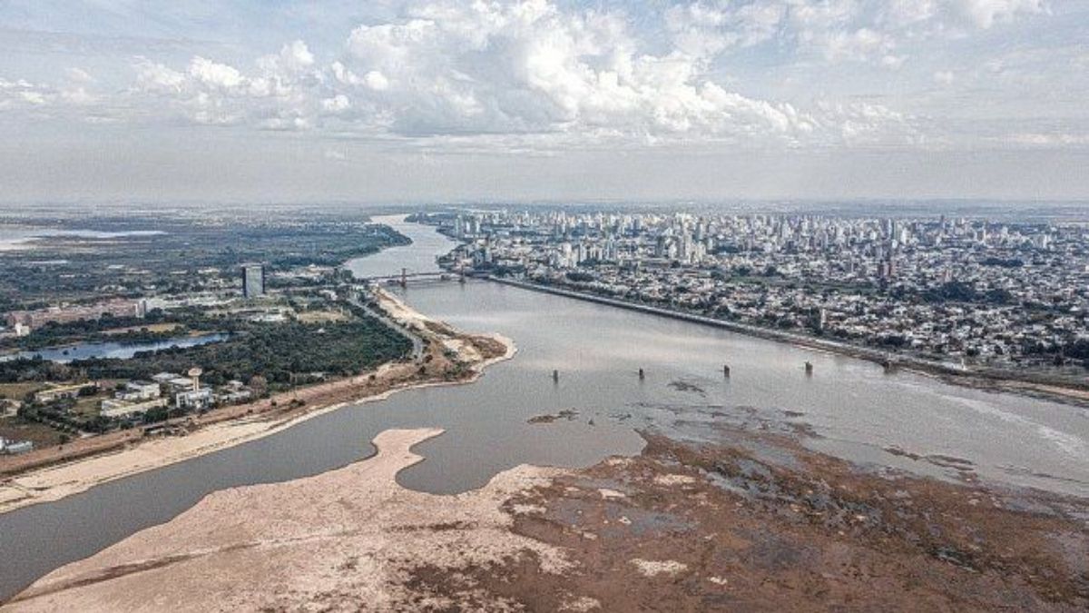 Advierten que el río Paraná seguirá en bajante hasta a fines de febrero