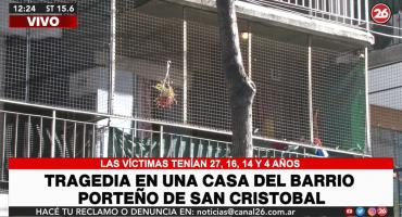 Tragedia en San Cristóbal: tres menores y una joven murieron intoxicados con monóxido de carbono