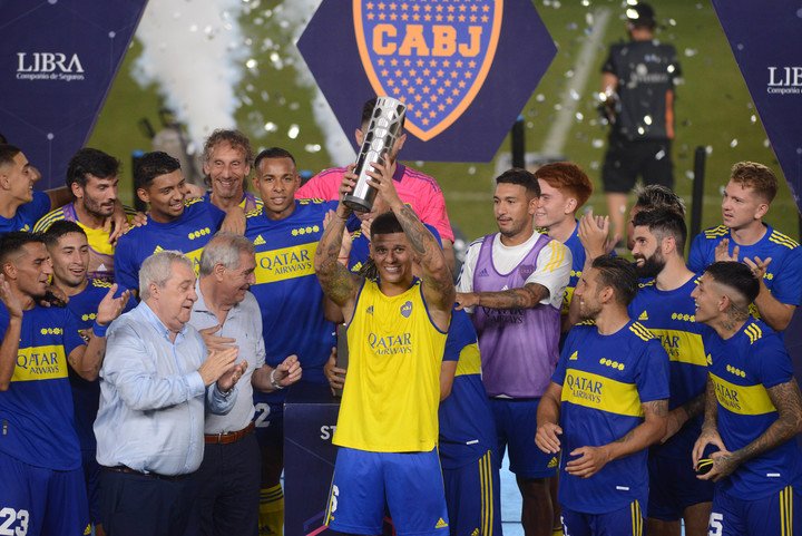 El festejo de Boca campeón (Mauricio Nievas).