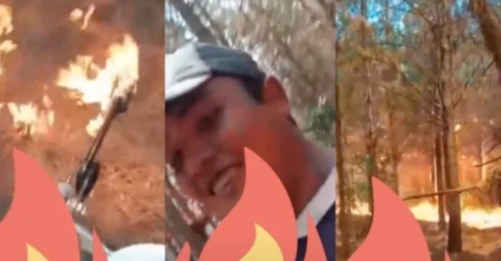 “Miren el desastre que hago”: buscan a un joven que se grabó mientras prendía fuego un bosque en Corrientes