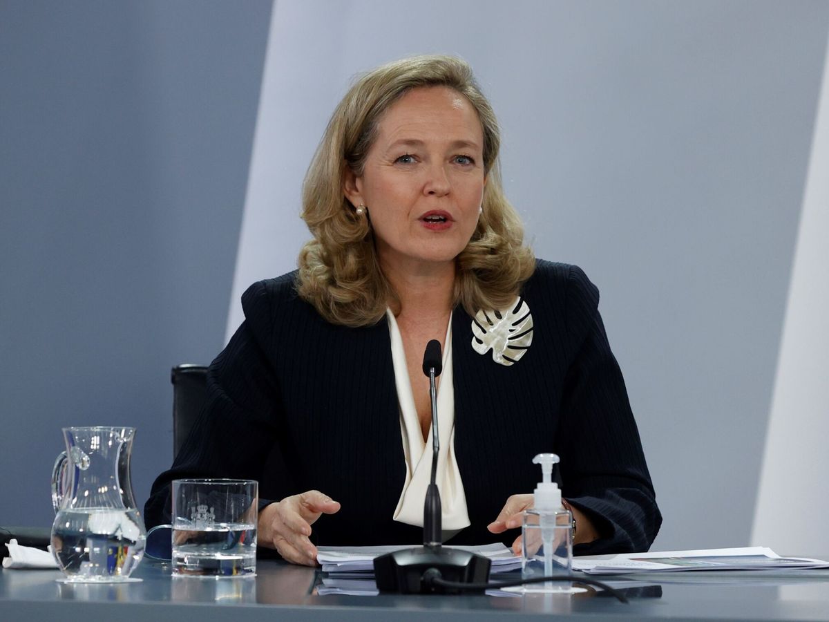 Foto: La vicepresidenta primera del Gobierno y ministra de Asuntos Económicos y Transformación Digital, Nadia Calviño. (EFE/J. J. Guillén)