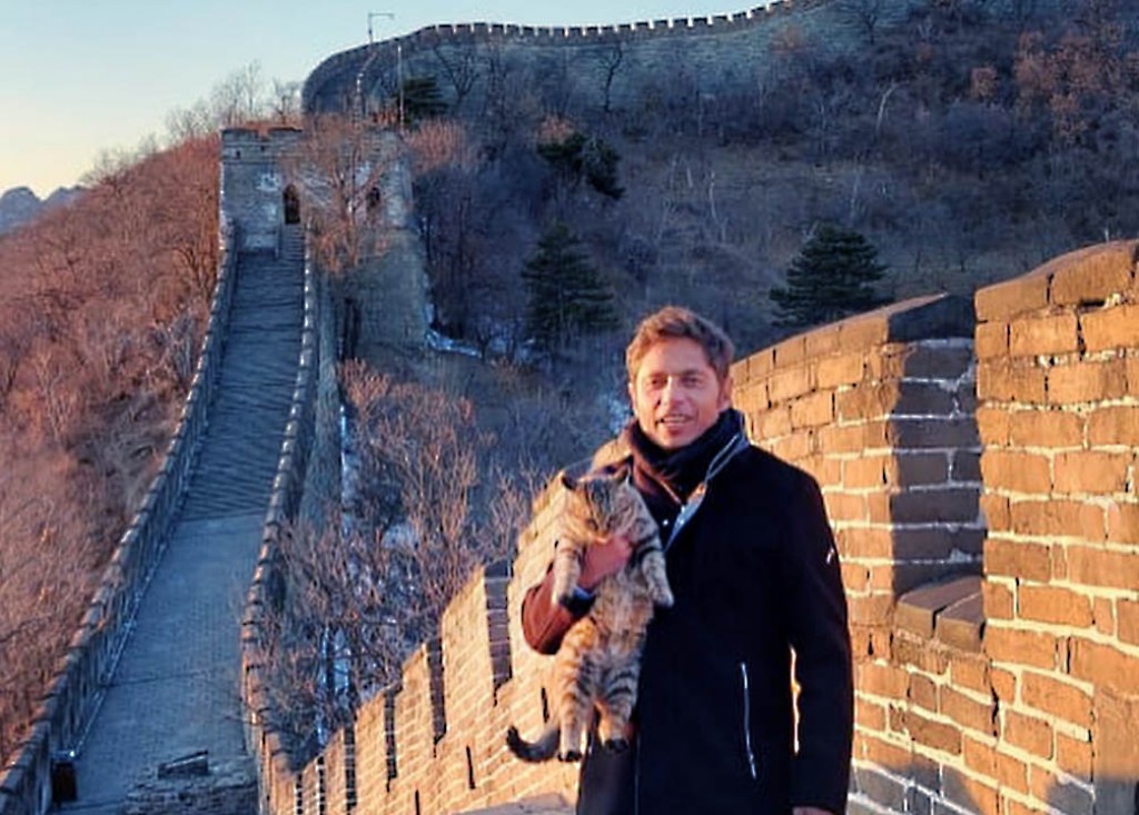 Kicillof forma parte de la comitiva que acompañó al presidente Alberto Fernández a Rusia y China.