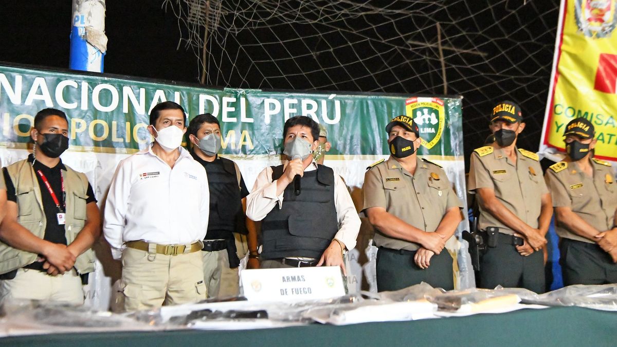 Pedro Castillo utilizará a los militares para combatir la delincuencia en Lima
