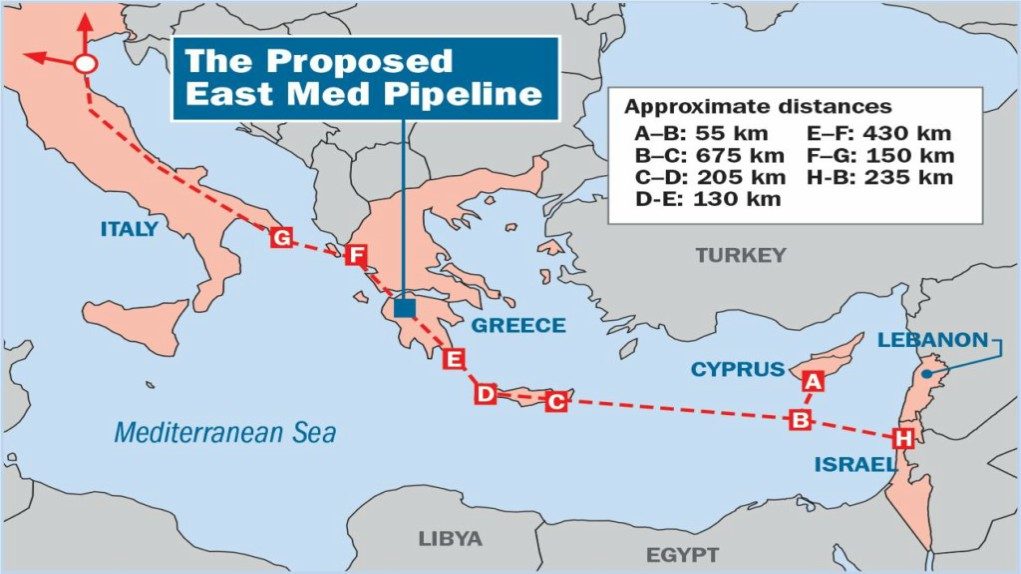 El gasoducto EastMed una solución para Europa - TotalNews Agency
