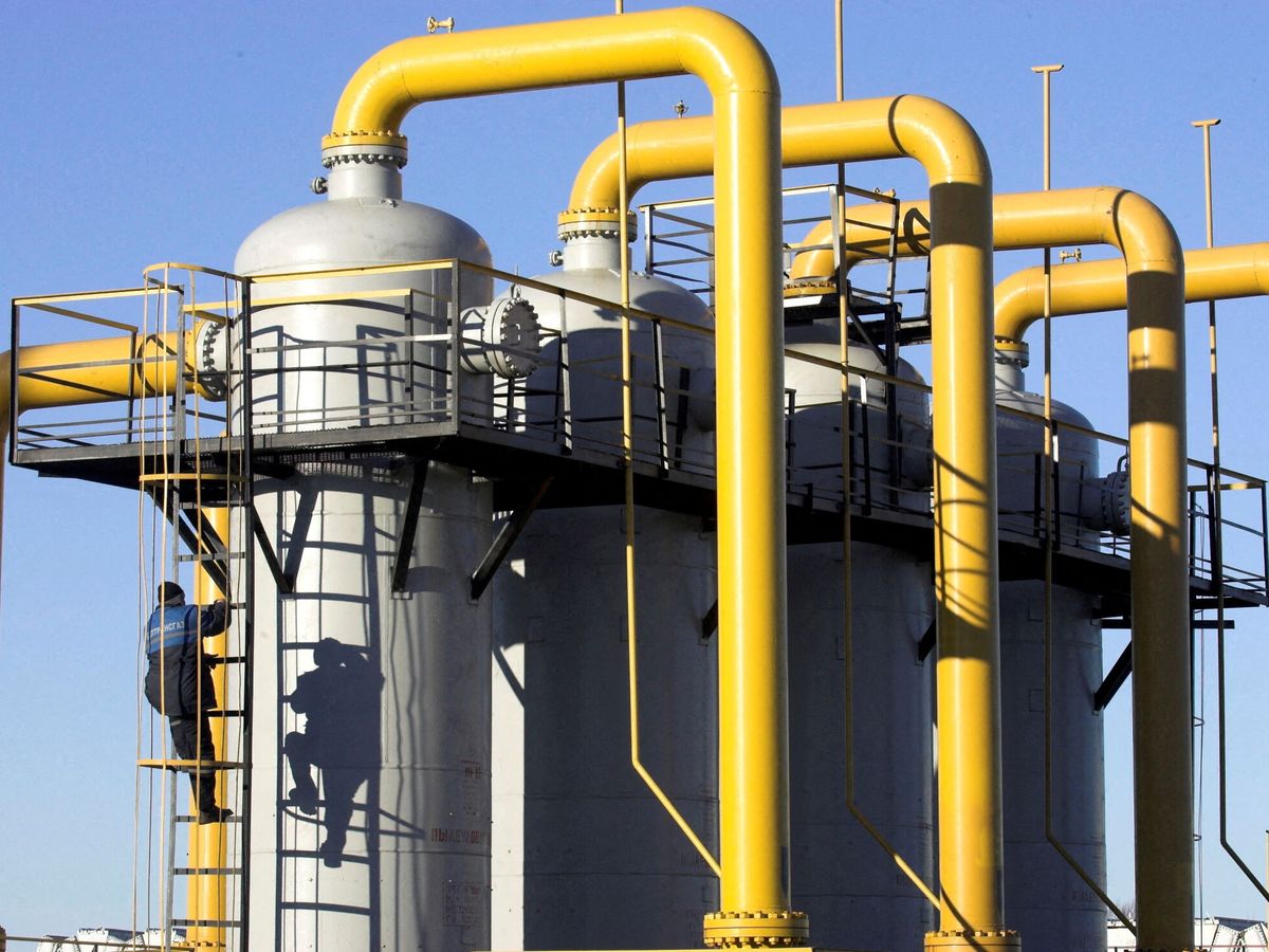 Foto: Una estación de compresión de gas. (Reuters/Vasily Fedosenko)