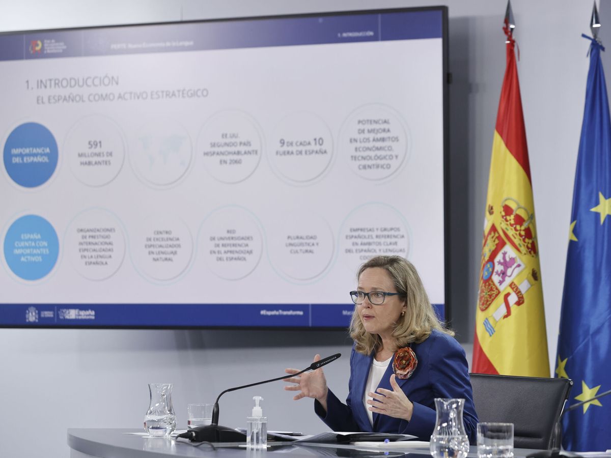 Foto: La ministra de Asuntos Económicos, Nadia Calviño. (Emilio Naranjo/EFE)