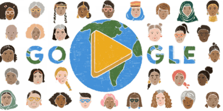 Google lanza doodle por Día Internacional de la Mujer