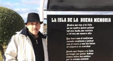 Alejandro Lerner viajó a Malvinas para homenajear a los combatientes