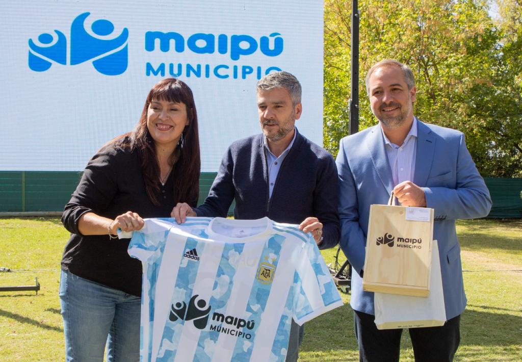 Stevanato recibió a “Juanchi” Zabaleta, Ministro de Desarrollo Social de la Nación en Maipú junto a intendentes y legisladores