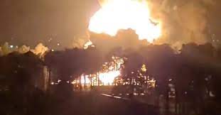 Se registró un incendio en un depósito de petróleo en la región rusa de Briansk cerca de la frontera con Ucrania