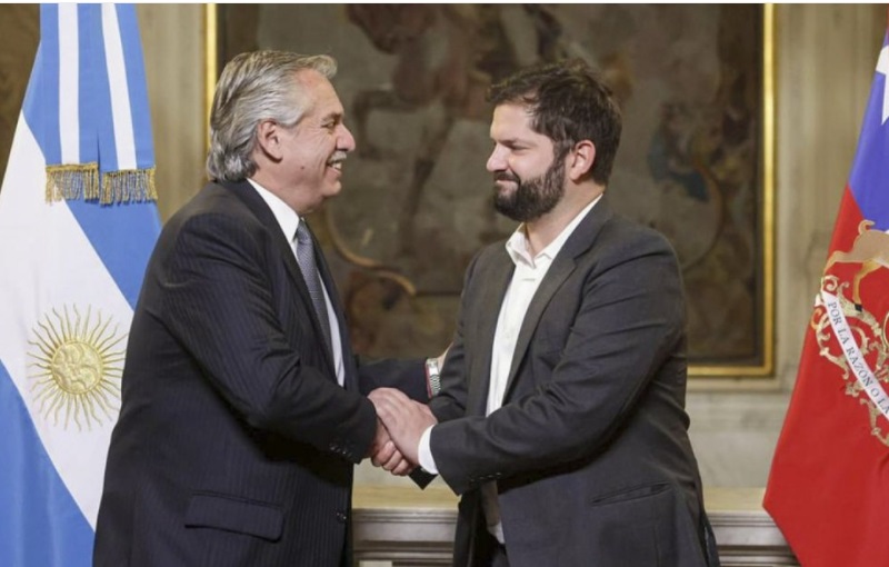 Alberto Fernández recibió a Boric para avanzar en los puntos en común entre ambas naciones