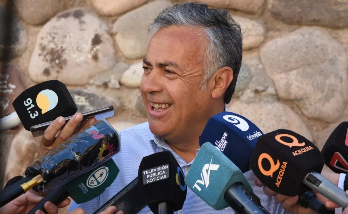“Es sumamente desubicado”, respondió Alfredo Cornejo cuando le preguntaron si será candidato a gobernador de Mendoza