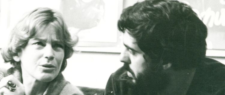 Maria Schell y Humberto López Guerra