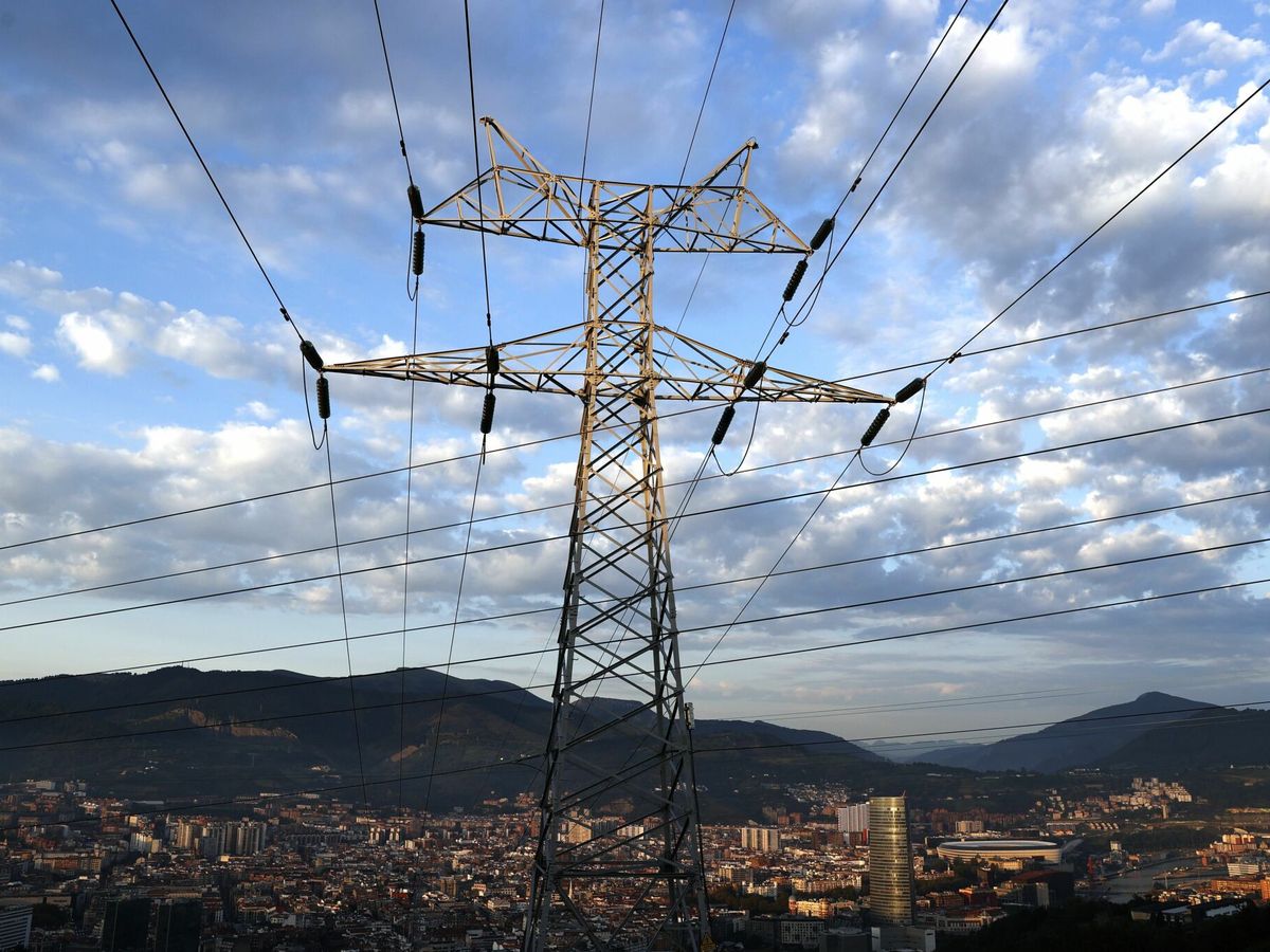 Foto: Torreta eléctrica. (EFE/Luis Tejido)