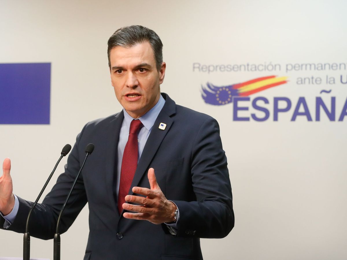Foto: El presidente del Gobierno, Pedro Sánchez. (EFE/EPA/Stephanie Lecocq)