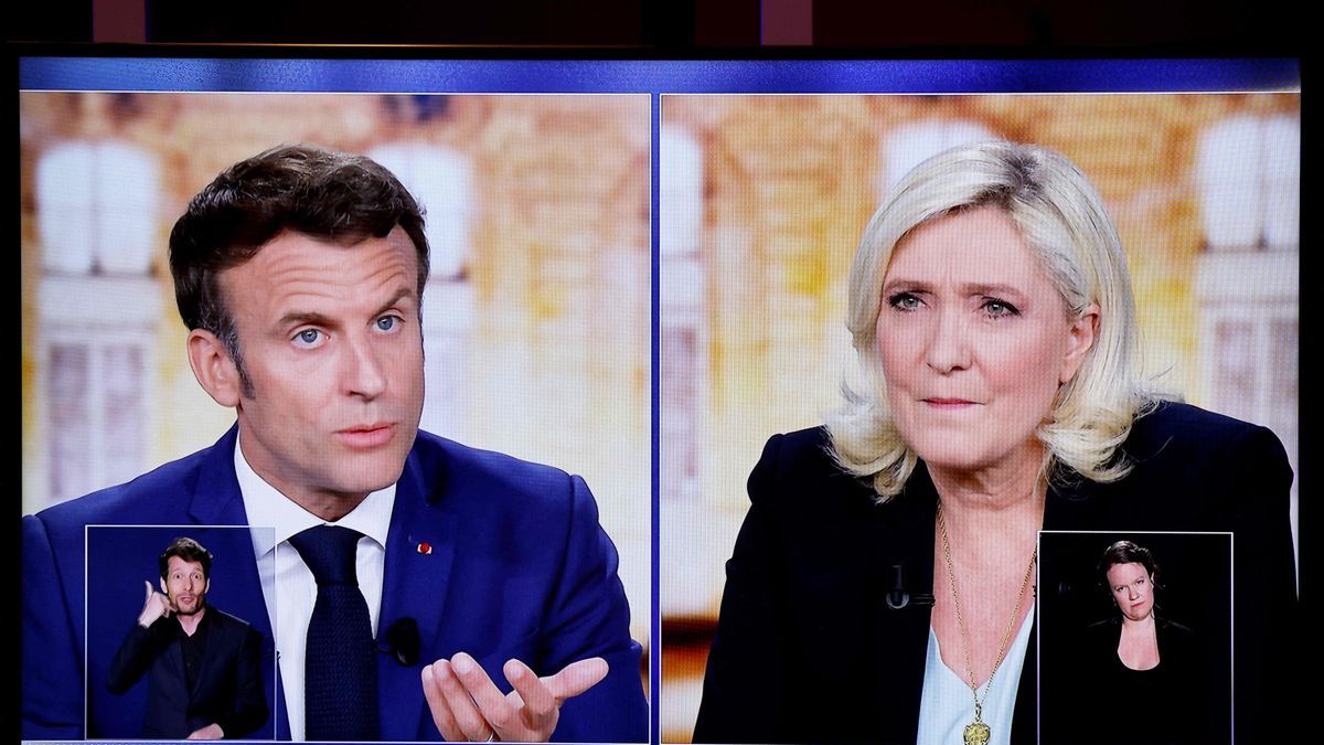 Rusia y la UE acapararon el tenso debate entre Emmanuel Macron y Marine Le Pen