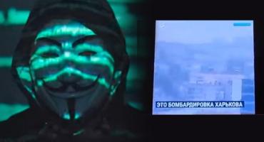 Guerra cibernética: Anonymous hackeó la televisión rusa y mostró lo que sucede en Ucrania