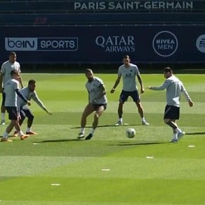 Video: el divertido loco entre Messi, Di María, Neymar, Mbappé y Ramos