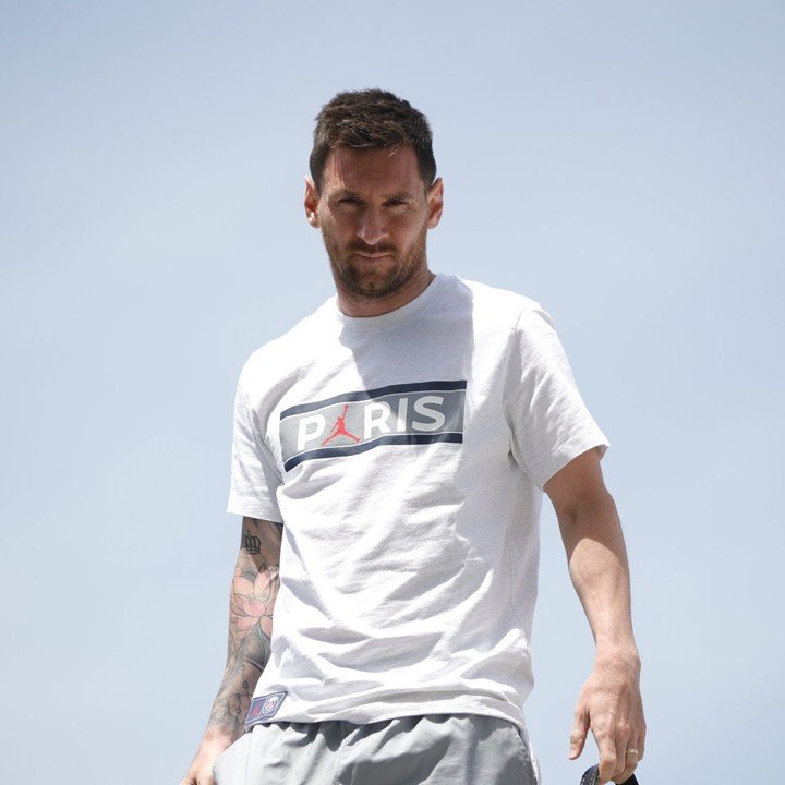 Messi en Montepellier (Twitter PSG).