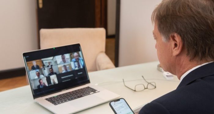 Junto a Sergio Uñac, Suarez articuló un convenio con la empresa estatal de agua de Israel