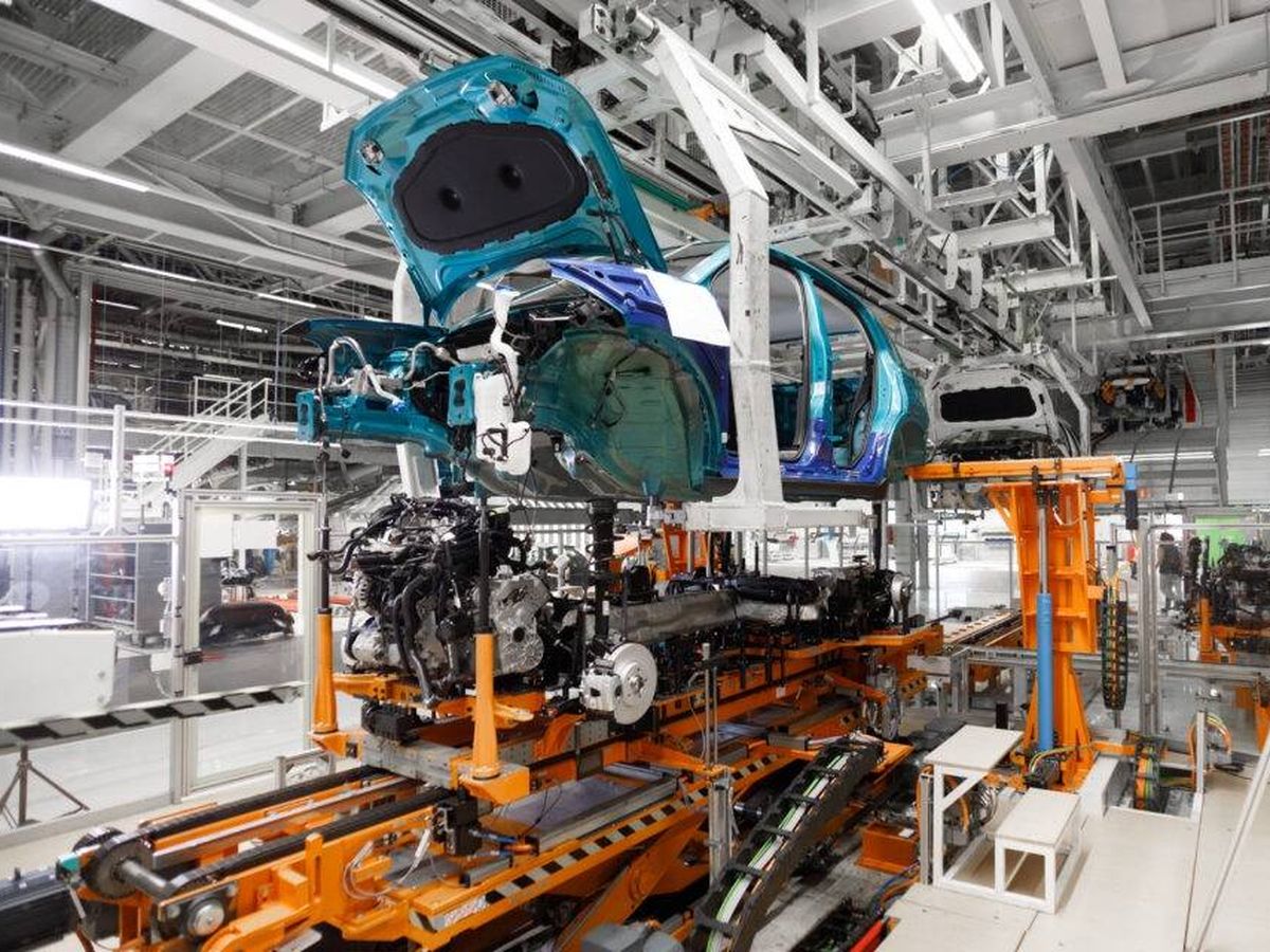 Foto: Una fábrica de automóviles en España.