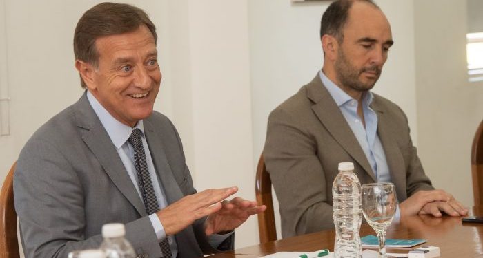 Rodolfo Suarez recibió a representantes de empresas líderes en la economía del conocimiento