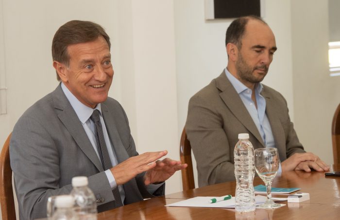 Rodolfo Suarez recibió a representantes de empresas líderes en la economía del conocimiento