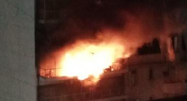 VIDEO: así comenzó el terrible incendio en el edificio de Recoleta