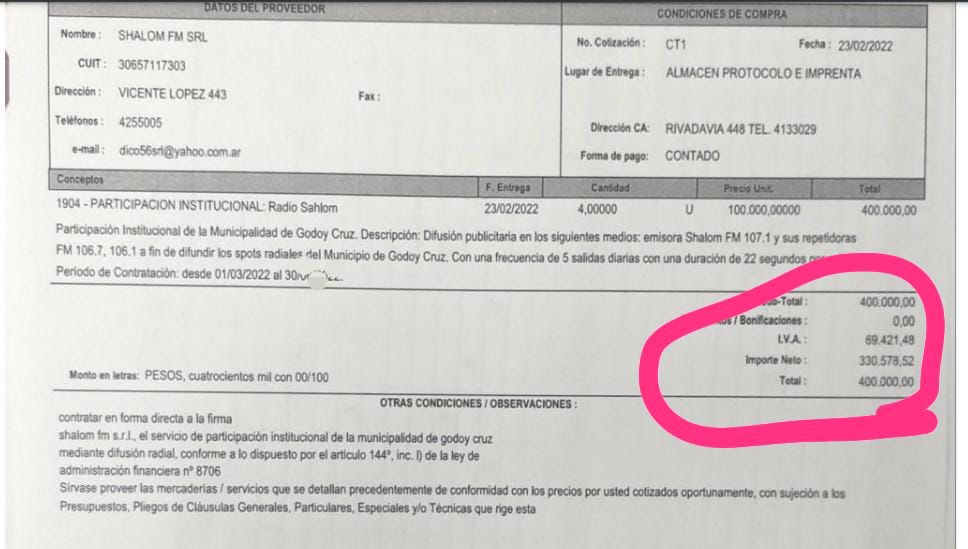 Los documentos que muestran cómo Tadeo le “regaló” $400 mil al pastor Bonarrico
