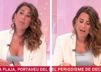 Plaja responde a TV3 que no estaba incómoda como para que le ajustaran su vestimenta durante la entrevista