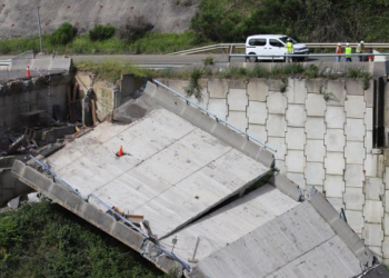 Rueda pide «alternativas» cuanto antes tras el derrumbe del viaducto de la A-6 y exige «celeridad» al Gobierno