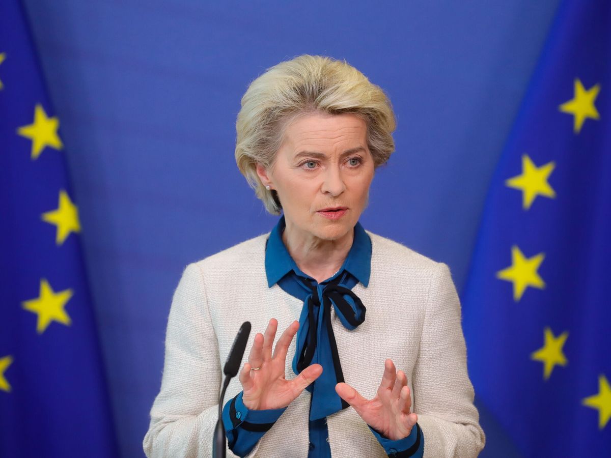 Foto: Ursula von der Leyen, presidenta de la Comisión Europea (EPA)