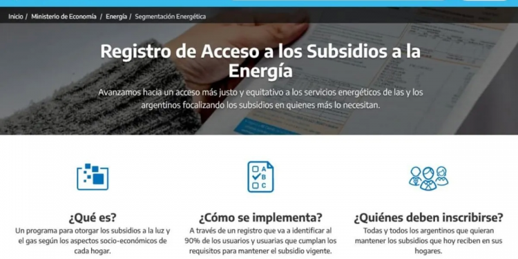 Subsidios de luz y gas: en 5 pasos cómo completar el formulario RASE