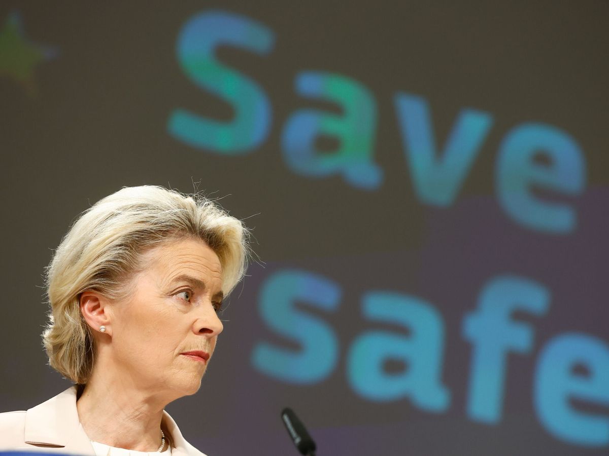 Foto: La presidenta de la Comisión Europea, Ursula von der Leyen. (Stephanie Lecocq)