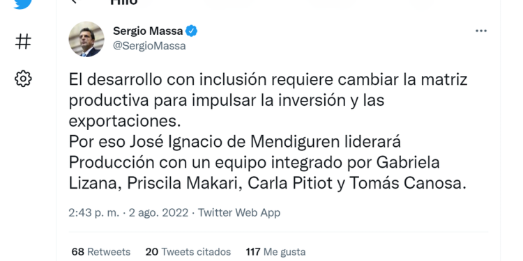 La productora mendocina Gabriela Lizana se incorpora al equipo de Sergio Massa