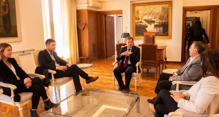 Logística, software e inversiones para cauces: Suarez acordó financiamiento para la sustentabilidad hídrica en Mendoza