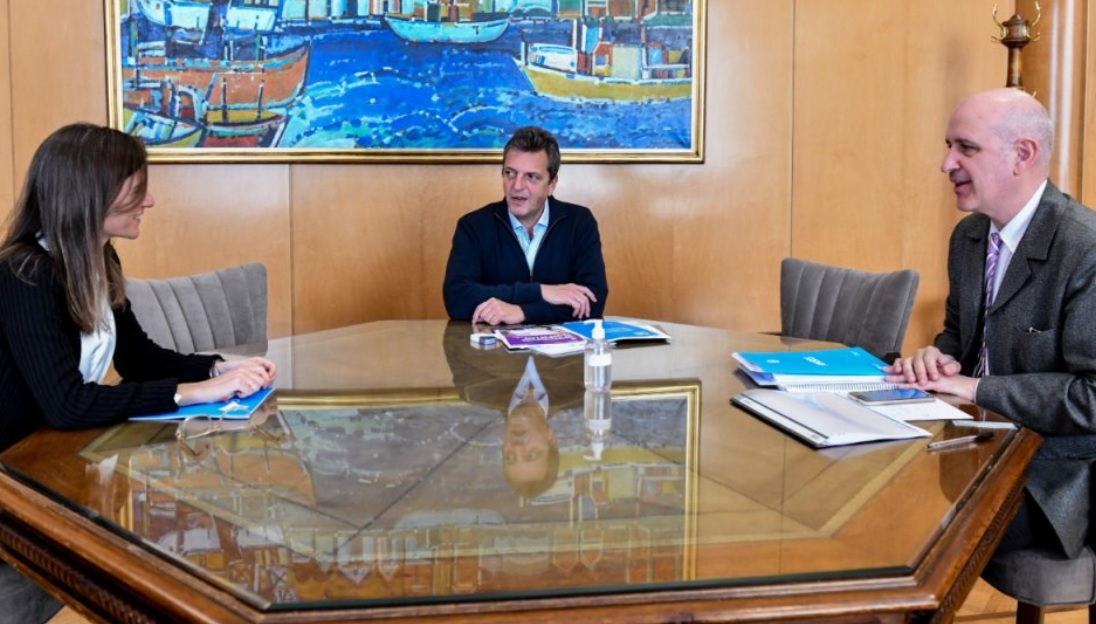 Massa, Raverta y Rigo analizaron el monto y alcance del bono para jubilados