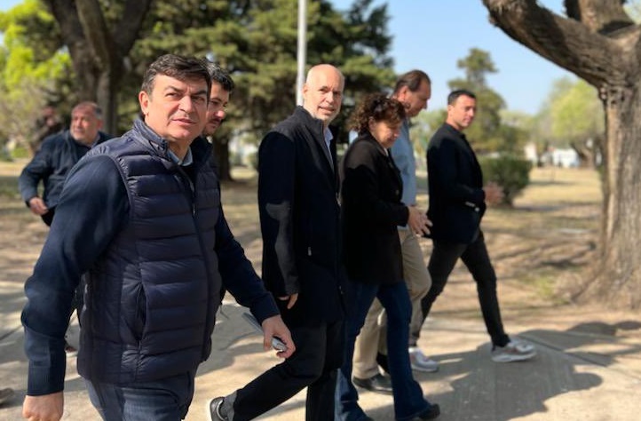 De Marchi acompañó a Rodríguez Larreta en el cierre de la campaña en Marcos Juárez