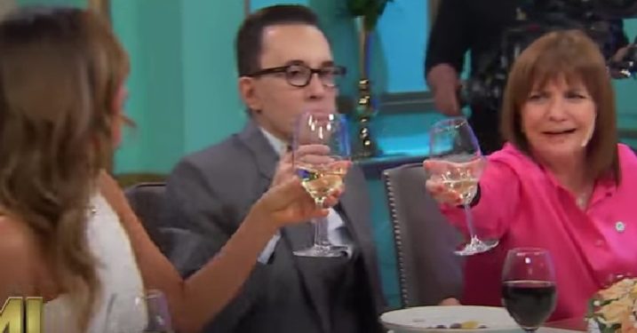 En lo de Mirtha, Patricia Bullrich desafió a Cristina, levantó una copa de vino y brindó por Mendoza