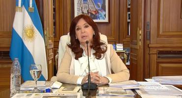 Mensaje de Cristina Kirchner en Twitter sobre 