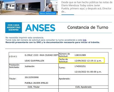 Luego de las revelaciones de Mendoza Today, el director de Rentas de Guaymallén quiere jubilarse