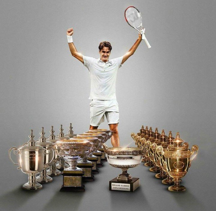 El suizo ganó 20 torneos Grand Slam. (Foto: puntodebreak)