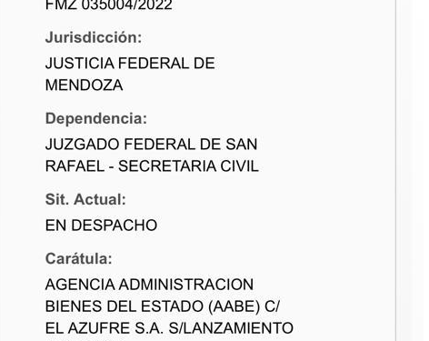 Ilardo tras la revelación de Mendoza Today: “El Azufre es un escandaloso negocio inmobiliario”