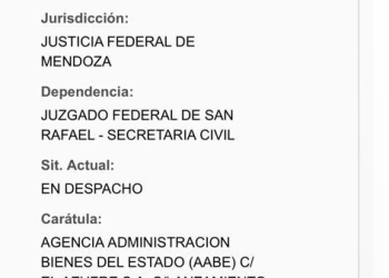 Revés para Suarez: el Gobierno nacional denunció a la empresa El Azufre y pidió su desalojo