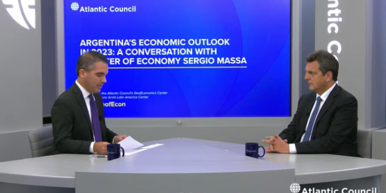 Sergio Massa habló ante el Atlantic Council y reveló su “plan” para la inflación en 2023