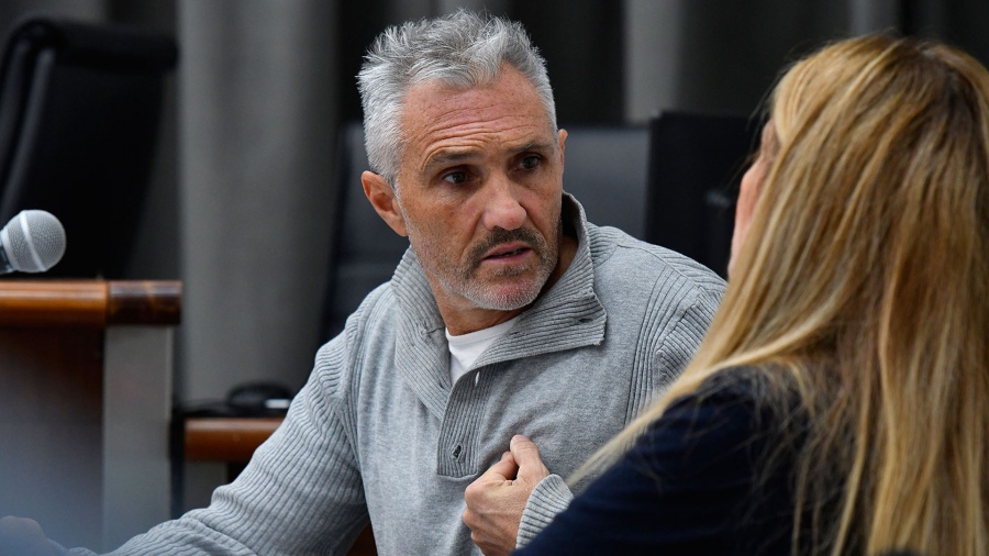 Nicols Pachelo durante el juicio Foto Eliana Obregn