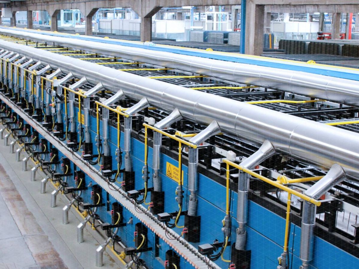 Foto: Un horno de industria cerámica.