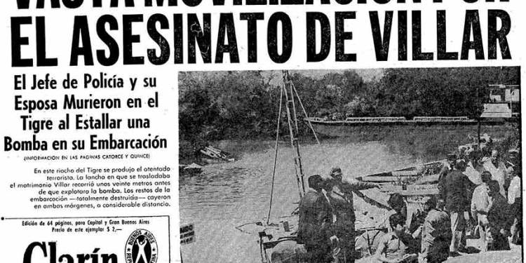 La bomba que mató a Alberto Villar, el comisario de la Policía Federal que Perón puso para “poner orden”