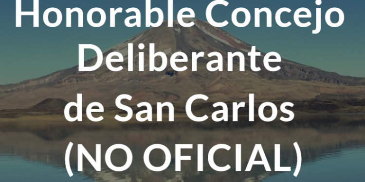 A falta de página web, el Partido Verde armó el sitio “no oficial” del Concejo Deliberante de San Carlos