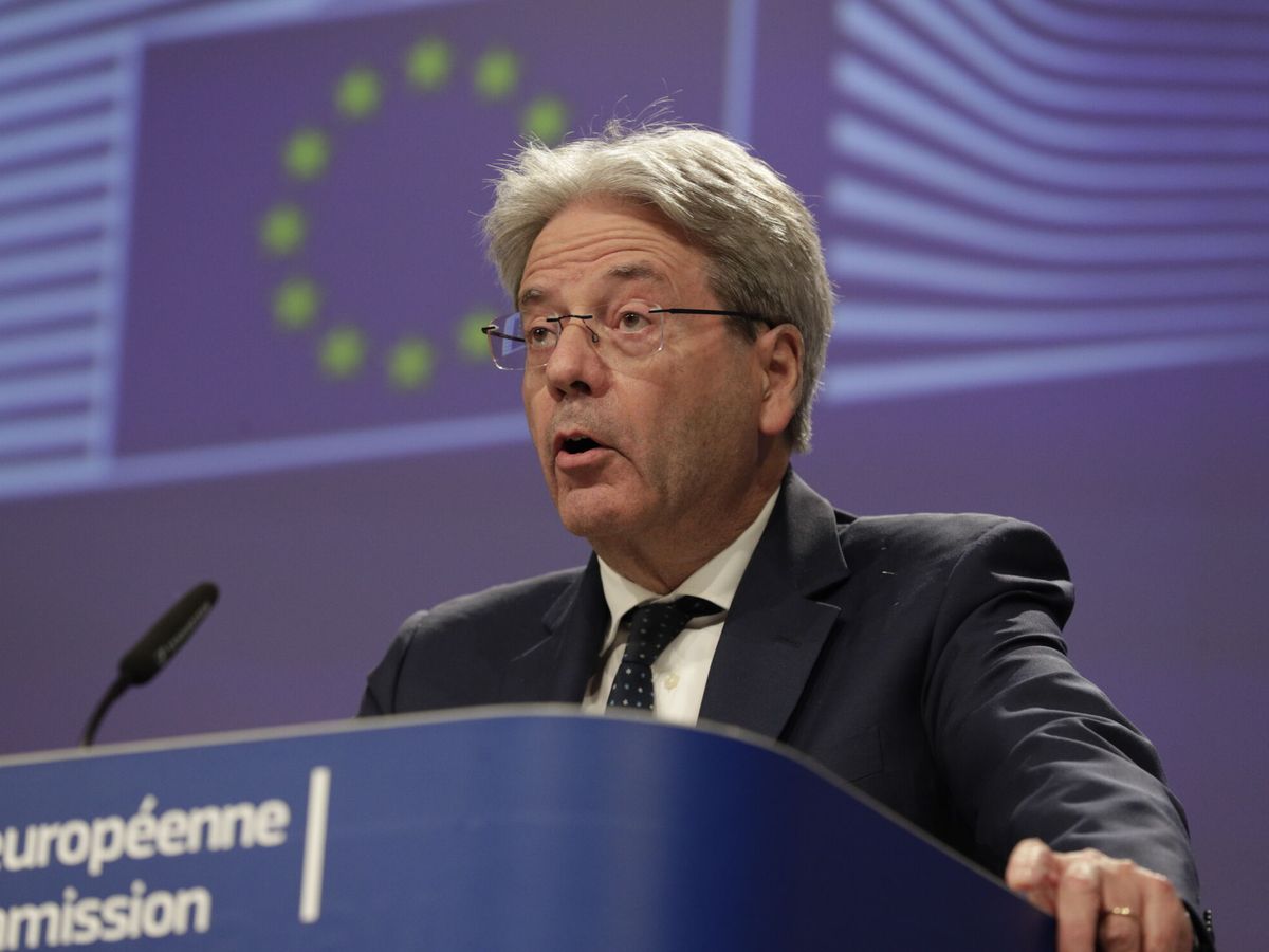 Foto: Paolo Gentiloni, comisario de Economía. (EFE/EPA/Olivier Hoslet)